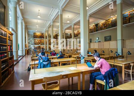 Svezia, Svezia centrale, Uppsala, Carolina Rediviva Library, interior,