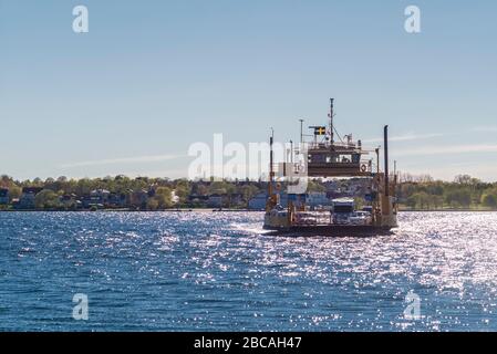 Svezia, Isola Di Faro, Bola, Traghetto Isola Di Gotland-Faro Foto Stock