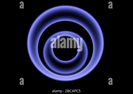 Fantastiche forme ottiche colorate astratte come sfondo. Foto Stock