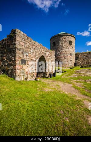 Svezia, Bohuslan, Kungav, fortezza medievale del 14th secolo, Bohus Fastning Foto Stock