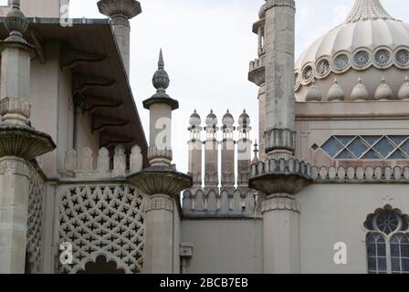 Stone Royal Pavilion, 4/5 edifici del Padiglione, Brighton BN1 di John Nash Foto Stock