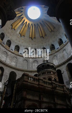 Cupola del tempio del signore a Gerusalemme, Israele Foto Stock