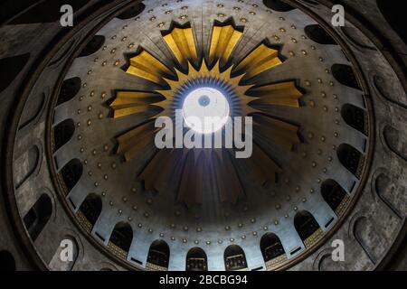 Cupola del tempio del signore a Gerusalemme, Israele Foto Stock