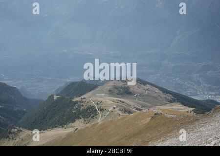 Trekking sul Monte Rocciamelone in Valsusa Foto Stock