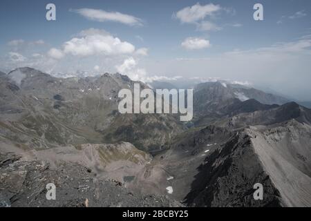 Trekking sul Monte Rocciamelone in Valsusa Foto Stock