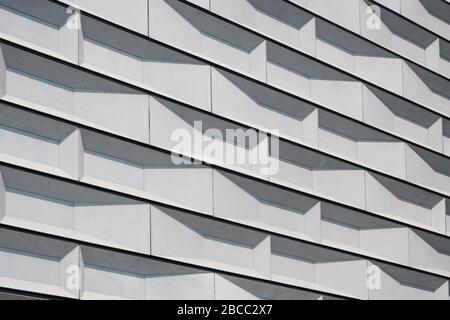 astratto costruzione facciata, modello architettonico - Foto Stock