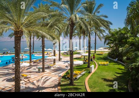 Il Gia Beach Hotel Resort a Tiberiade, Galilea, Israele, Medio Oriente. Foto Stock