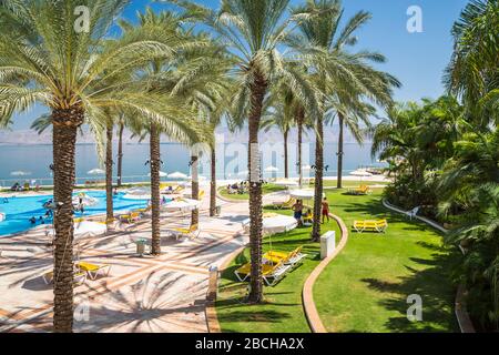 Il Gia Beach Hotel Resort a Tiberiade, Galilea, Israele, Medio Oriente. Foto Stock