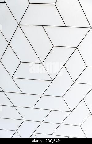 Amsterdam, Paesi Bassi - 7 settembre 2018: Dettaglio della facciata del museo Eye Filmmuseum nel quartiere Overhoeks di Amsterdam, Paesi Bassi Foto Stock