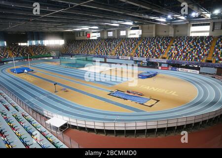 ISTANBUL, TURCHIA - 15 OTTOBRE: Pista sportiva Asli Cakir Alptekin il 15 ottobre 2019 a Istanbul, Turchia. Foto Stock