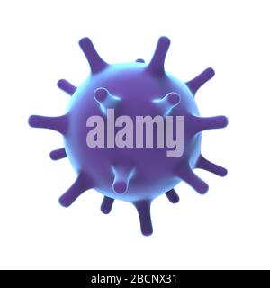 Romanzo Coronavirus (2019-nCoV, Virus Covid 19-NCP Foto Stock