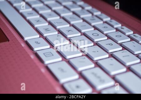 tastiera con pulsante Foto Stock