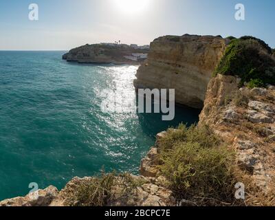 Benagil Sea Cave Foto Stock