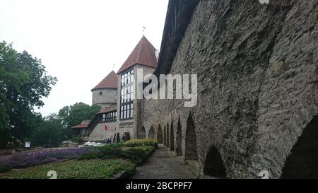 Foto di strada da Tallinn, Estonia. Foto Stock