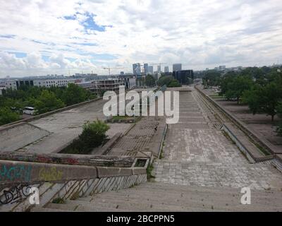 Foto di strada da Tallinn, Estonia. Foto Stock