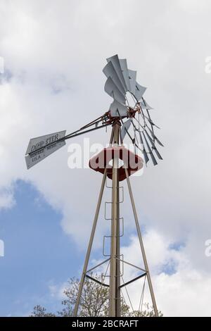 il museo dei pionieri di fredericksburg nella regione collinare del texas Foto Stock