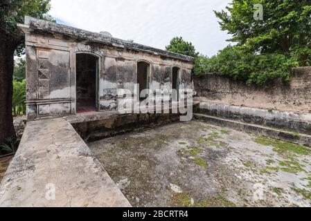 stabilimento di agave di Hacienda Yaxcopoil abbandonato vicino Merida, Messico Foto Stock