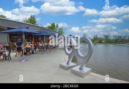 Niagara on the Lake, Ontario, Canada-20 Agosto, 2019: Famosa cantina Wayne Gretzky 99 Foto Stock