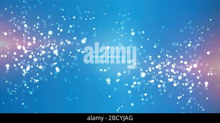 Immagine astratta di trasmissione dati di rete Illustrazione Vettoriale