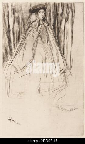 (Artista) James McNeill Whistler; Stati Uniti; 1860; DRYPOINT su carta; a x L: 34.8 x 21.4 cm (13 11/16 x 8 7/16 in); regalo di Charles Lang Freer Annie Haden Foto Stock