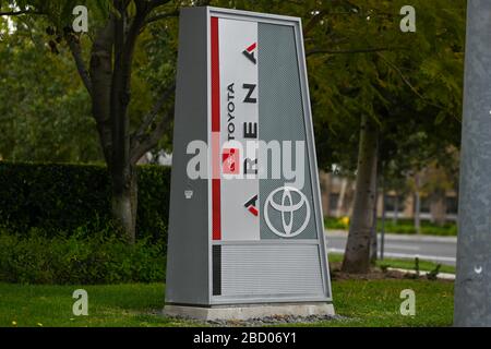 Vista generale della Toyota Arena, sabato 4 aprile 2020, in Ontario, California, USA. (Foto di IOS/Espa-Images) Foto Stock