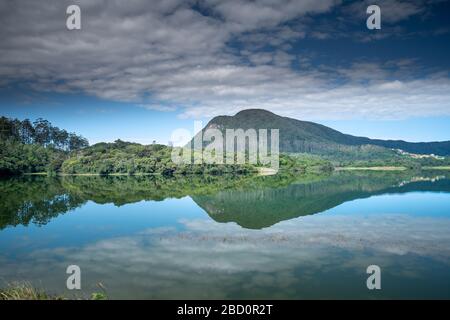 Bellissimo paesaggio ad Ambewela, Nuwara Eliya Foto Stock