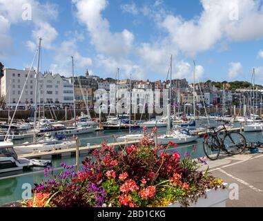 St. Peter Port, Isola di Guernsey, Regno Unito Foto Stock