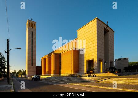 Chiesa Santissima Annunziata, Sabaudia, Latina, Lazio, Italia, Europa Foto Stock