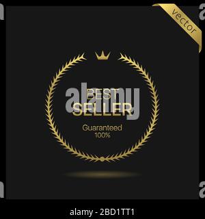 Icona della corona d'oro Illustrazione Vettoriale