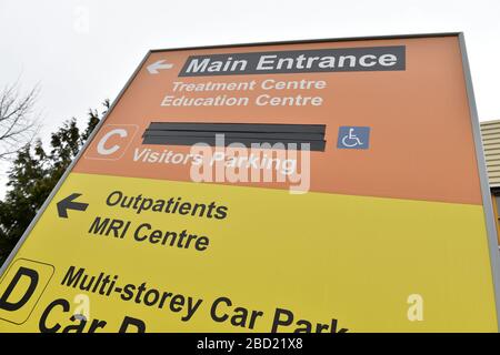 Milton Keynes University Hospital Foto Stock