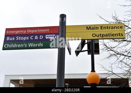 Milton Keynes University Hospital Foto Stock