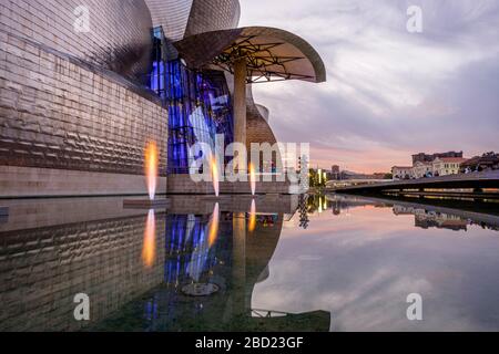 Museo Guggenheim, Biscaglia, Paesi Baschi, Spagna Foto Stock