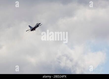 F-16AM Fighting Falcon a Biggin Hill Airshow di Foto Stock