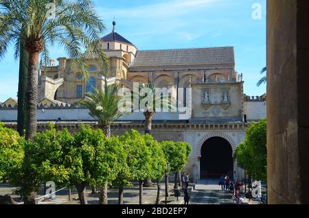 Cordoba in Andalusia, Spanien: Blick auf die Mesquita Foto Stock