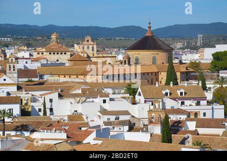 Cordoba in Andalusia, Spanien: Blick vom Turm der Mesquita, Panorama Foto Stock