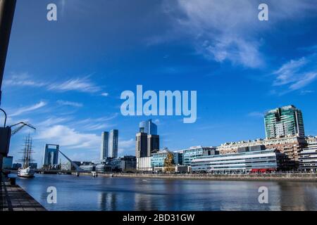 Porto di Puerto madero Buenos Aires Foto Stock