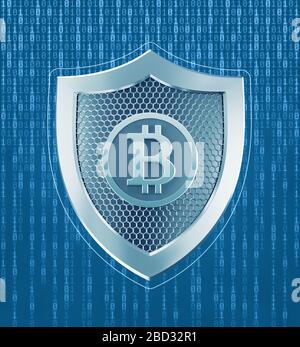 International - 03 / 11 / 2020: Cybersecurity di Bitcoin Foto Stock