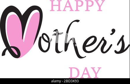 illustrazione vettoriale dello sfondo del giorno della madre. carta del giorno della madre. idea regalo. Illustrazione Vettoriale