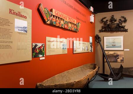 Museo marittimo a Vanier Park, Vancouver, British Columbia, Canada, Nord America Foto Stock