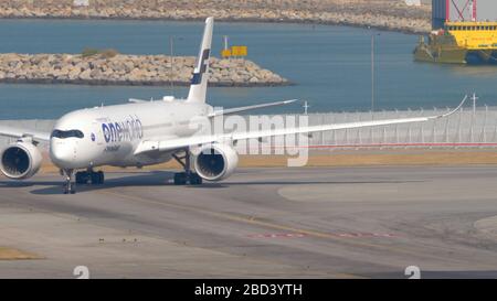 Aeroporto Internazionale di Hong Kong Foto Stock