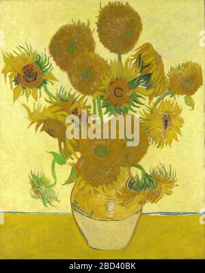 I Girasoli (variante) di Vincent van Gogh, 1888. Galleria Nazionale di Londra Foto Stock