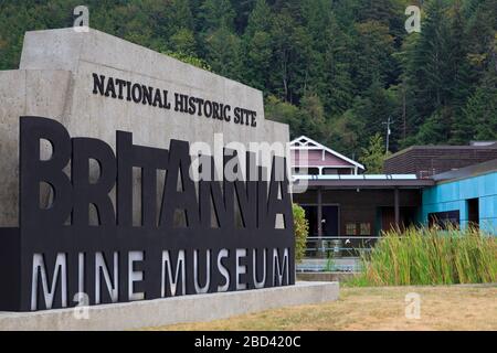 Britannia Mine Museum, Regione di Vancouver, British Columbia, Canada Foto Stock