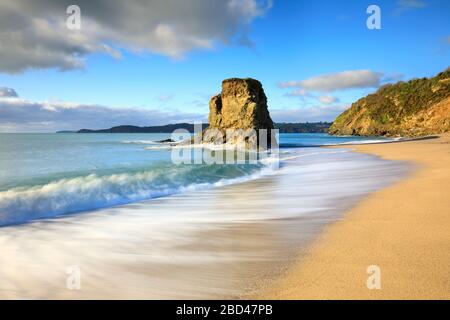 Crinnis Island a Carlyon Bay in Cornovaglia. Foto Stock