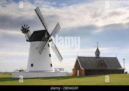 Mulino a vento di Lytham in Lancashire. Foto Stock