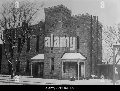 Tom Green County Gaol, San Angelo, Texas ca. 1910-1915 Foto Stock