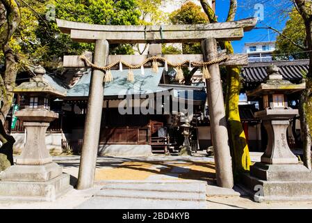 Santuario di Sugawara a Sakai, Giappone Foto Stock