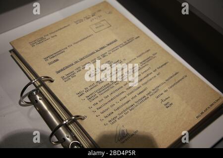 Archiv der Stasi (Ministerium für Staatssicherheit der Deutschen Demokratischen Republik) im Stasi Unterlagen Archiv, BStU Der Bundesbeauftragte für Foto Stock