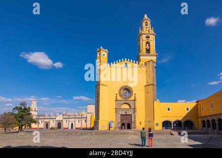 Convento di San Gabriel a Cholula, Messico. America Latina. Foto Stock