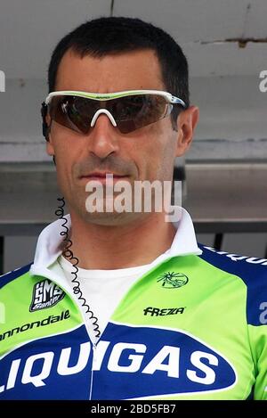 Roberto Petito di Liquigas durante il Critérium du Dauphiné Libéré, Grenoble - Roanne 219km il 11 giugno 2007 a Grenoble Laurent Lairys / DPPI Foto Stock