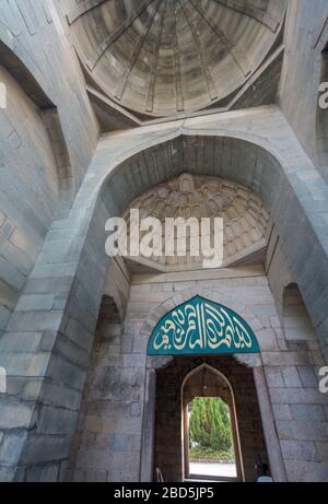 Dettaglio delle volte d'ingresso, Moschea di Qingjing o Masjid al-Ashab, Quanzhou, Cina Foto Stock